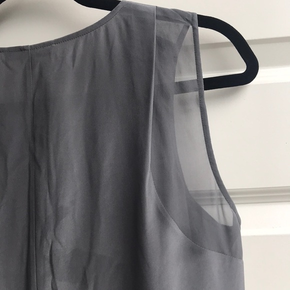 Madewell grey silk top - Picture 3 of 5